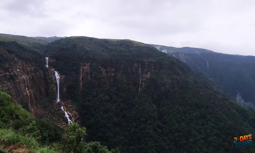 seven sister falls meghalaya